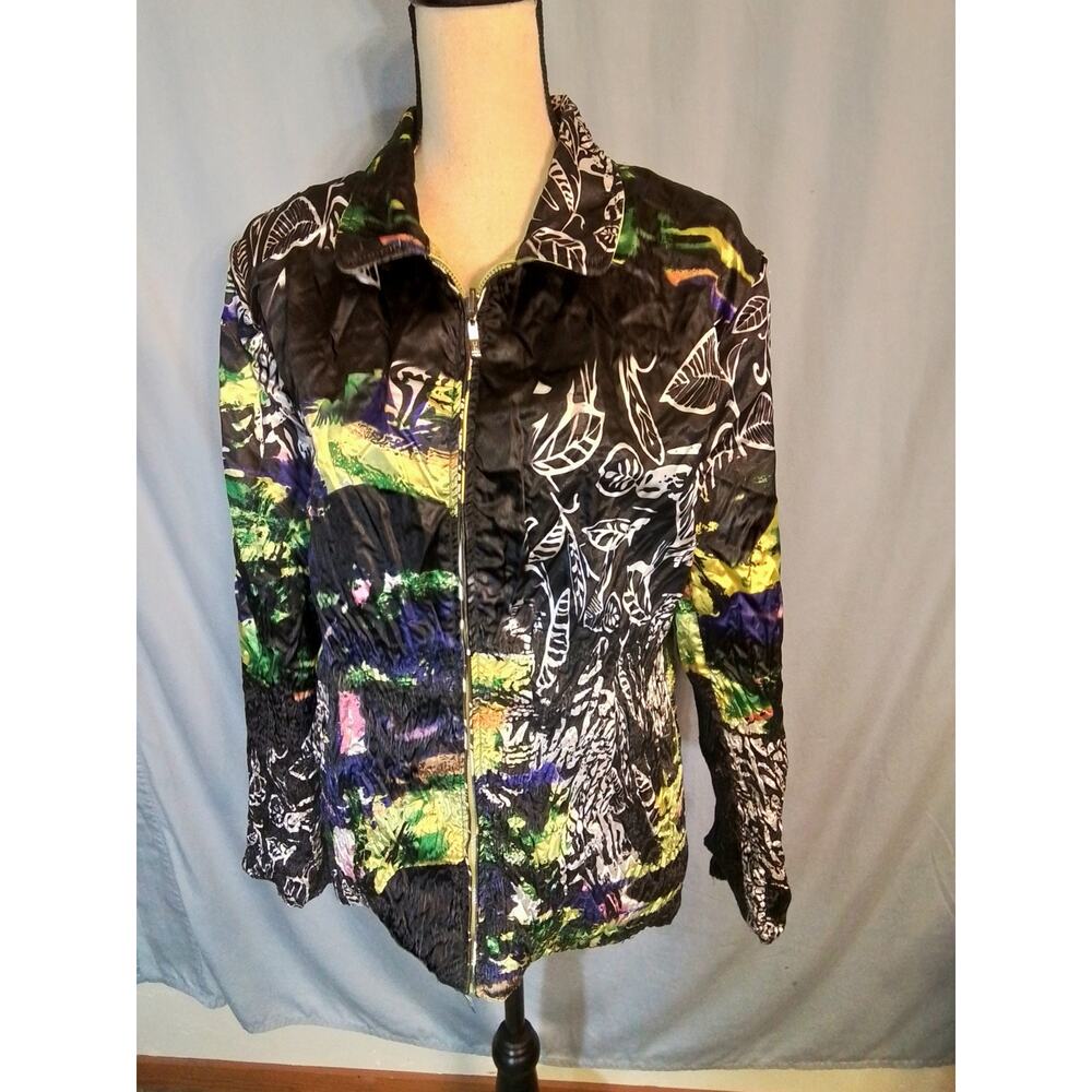 UBU green / black reversible jacket